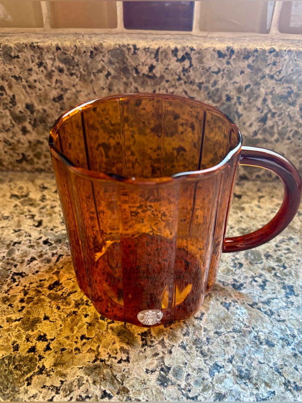 Starbucks Pumpkin Scallop Glass Mug - Fall 2026 Release